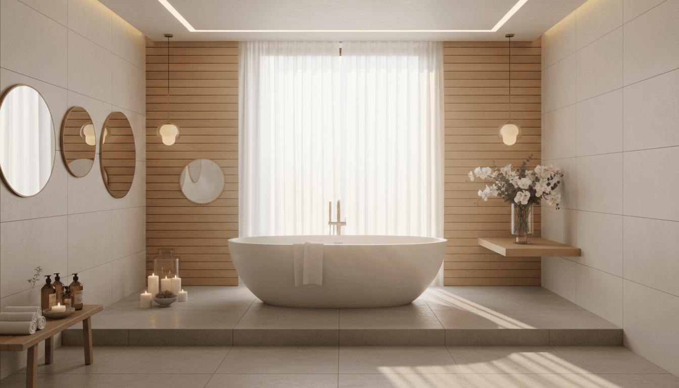 Baño con acabados exclusivos